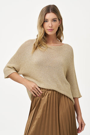 Les Importations Bolide Women's Knit Boat-Neck Sweater