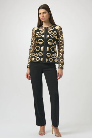 Joseph Ribkoff Scuba Crepe Straight Pull-on Pants