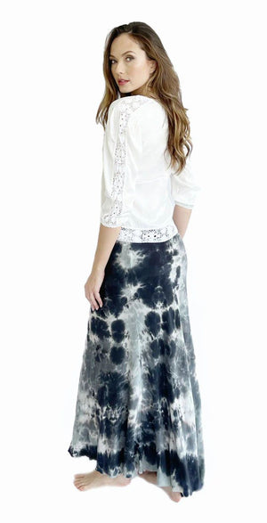 Michelle Jonas Silk Skirt