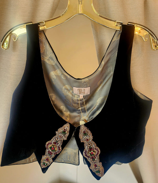 T.ba Bolero Tzar Vest Velvet