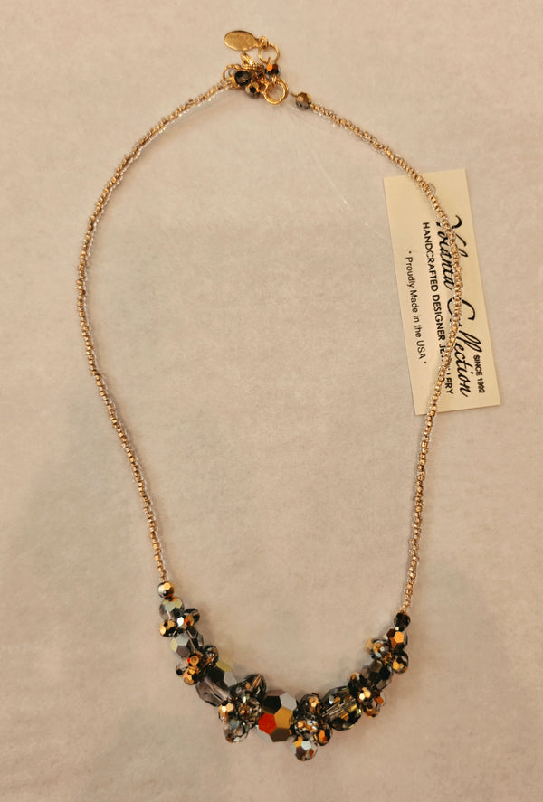 Yolanta Collection Champagne Gold Necklace