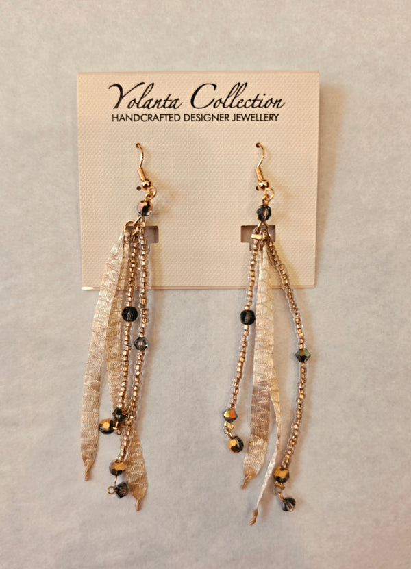 Yolanta Collection Long Pendant Earrings
