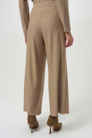 Joseph Ribkoff Sequined Sweater Knit Culotte Pants