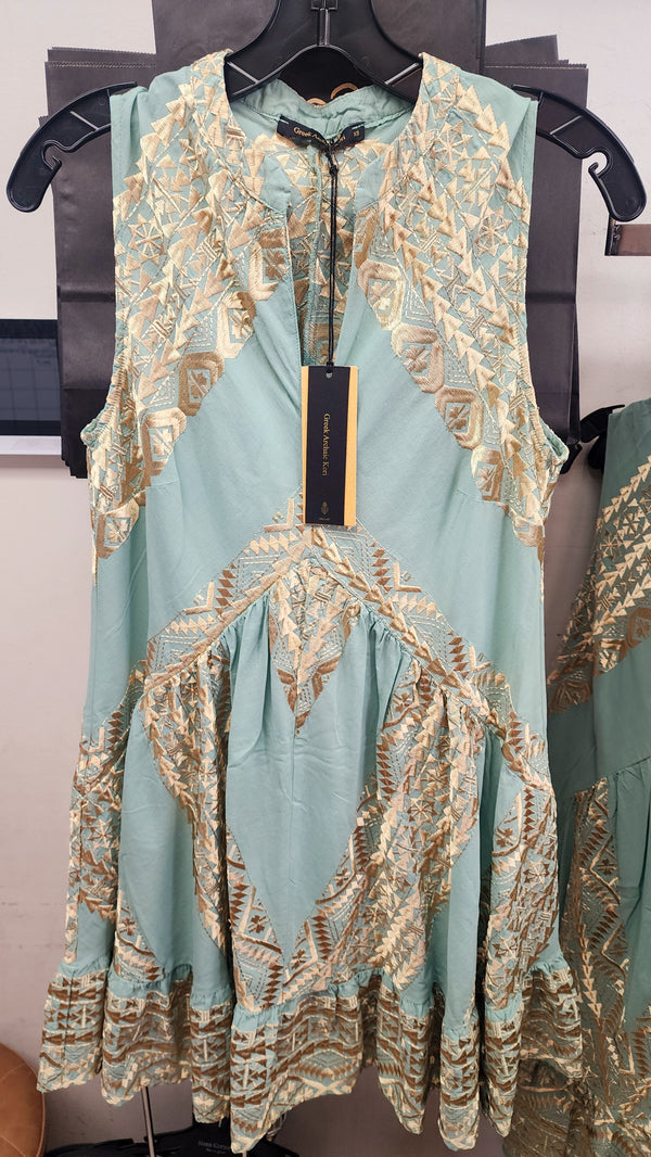 Milla Greek Archaic Short Dress