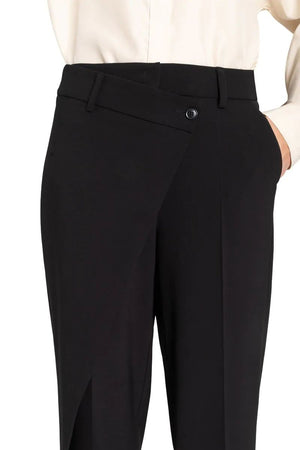 Cambio Anais Wrap Front Black Pants