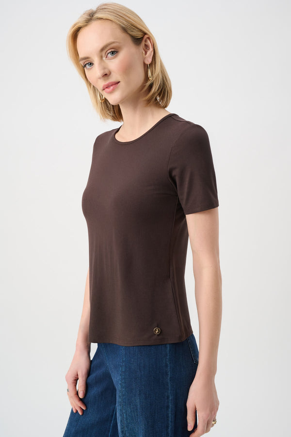 Joseph Ribkoff Crewneck Fitted Tee