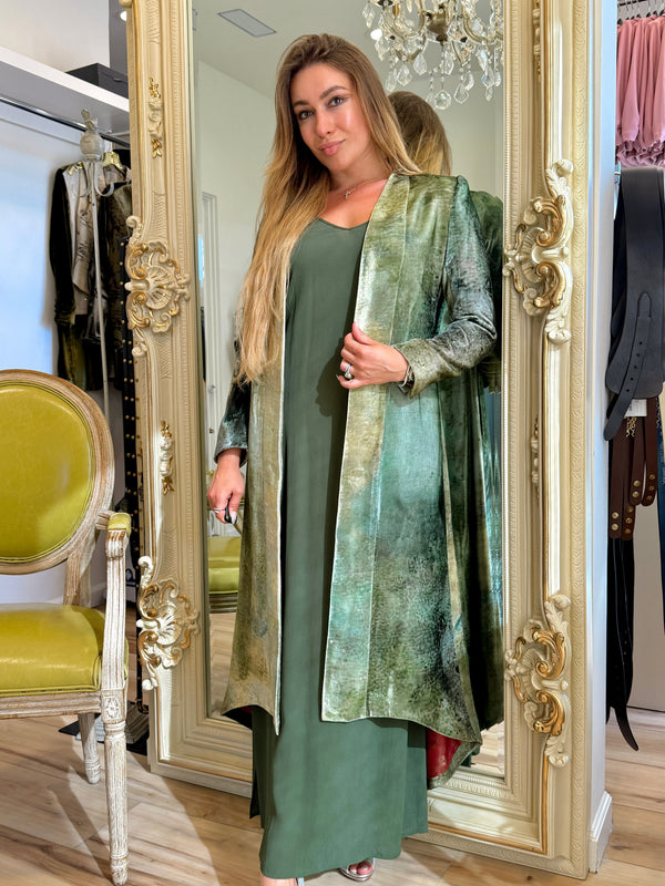 T.ba Ginebra Coat Velvet Printed