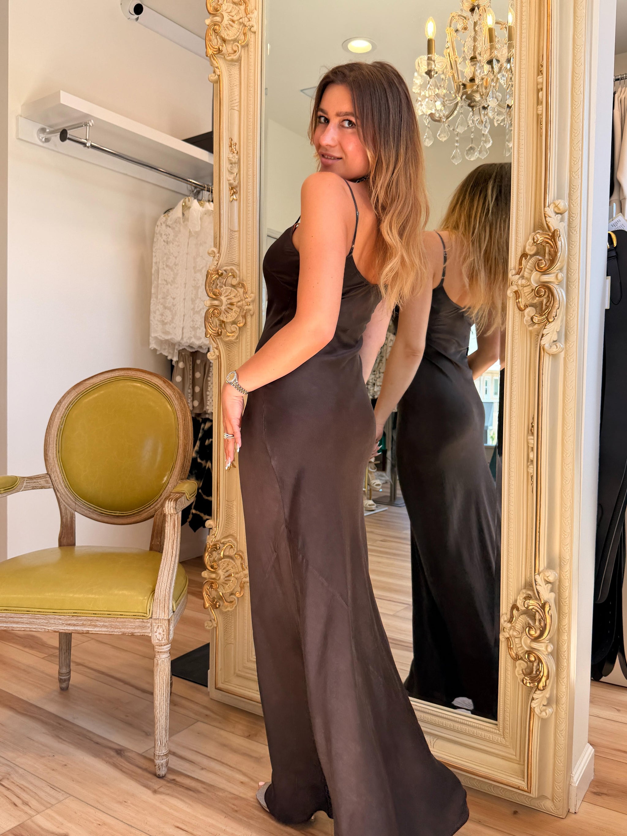 Michelle Jonas Silk Slip Dress | PapillonStyles Michelle Jonas Silk Slip Dress | PapillonStyles