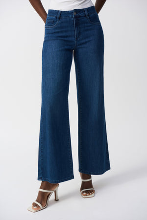 Joseph Ribkoff Goldie | Classic Wide-Leg Stretch Jeans