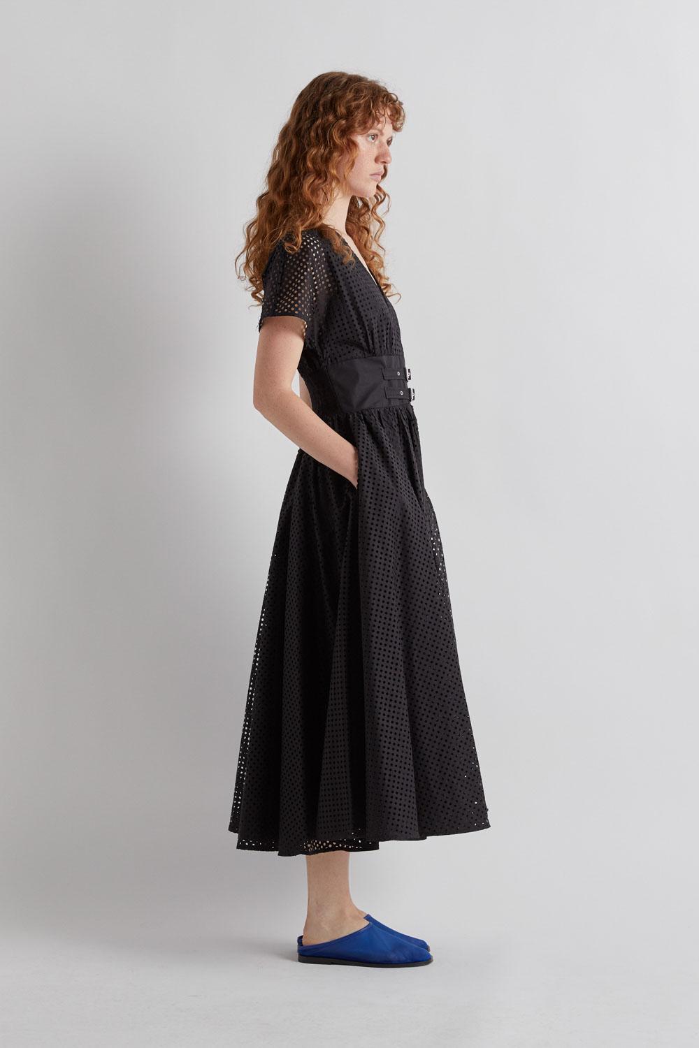 ankle length dress black Cavosen Wrap Dresses for Women Long Black Long Sleeve Maxi Dress Empire Waist V-Neck Ankle Length Dress Solid Side Split Pleated Casual Trendy Dress