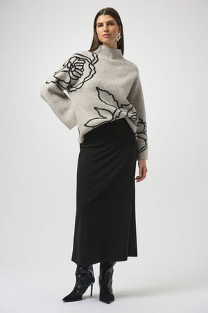 Joseph Ribkoff Silky Knit Pull-On Maxi Skirt