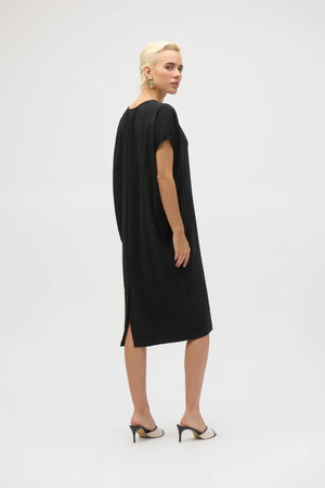 Joseph Ribkoff Gauze Short Sleeve Cocoon Dress