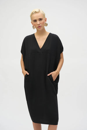 Joseph Ribkoff Gauze Short Sleeve Cocoon Dress