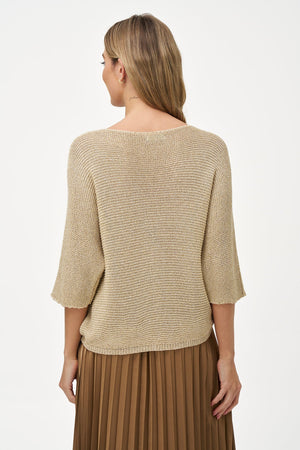 Les Importations Bolide Women's Knit Boat-Neck Sweater