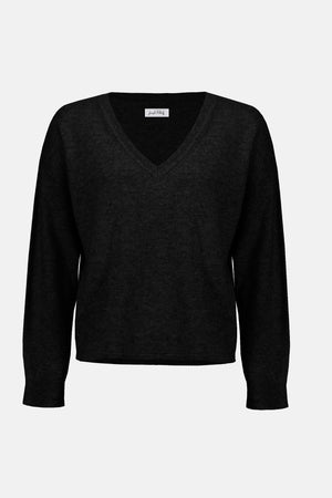 Joseph Ribkoff Wool Blend V-Neck Boxy Sweater