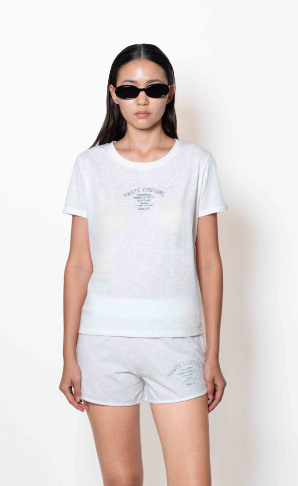 Universel At FashionLink Short Sleeve White Top