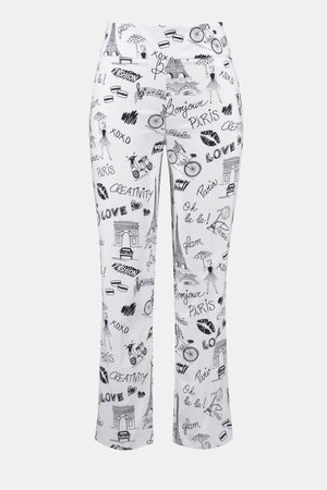 Joseph Ribkoff Millennium Print Straight Leg Pants