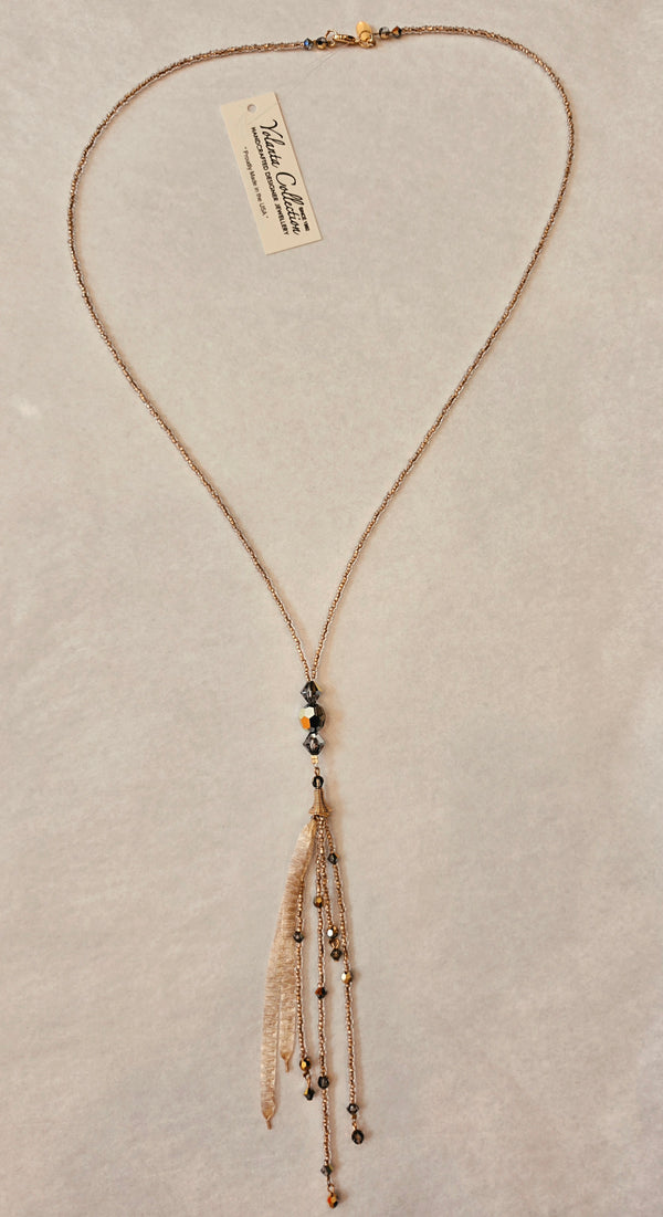 Yolanta Collection Long Necklace Bottom Pendant