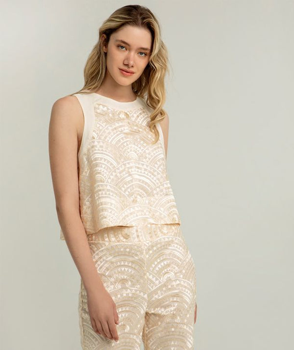 Milla Greek Archaic Top New Triangle Sleeveless