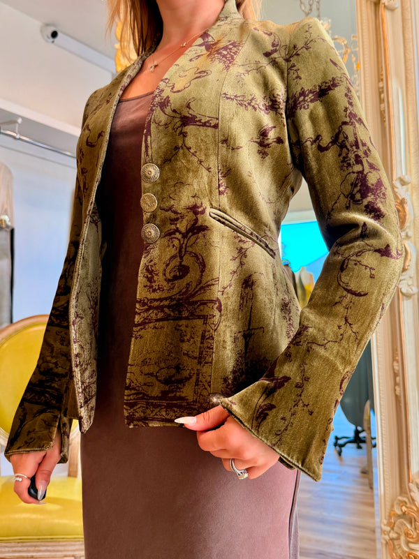 T.ba Sam Jacket Velvet Print