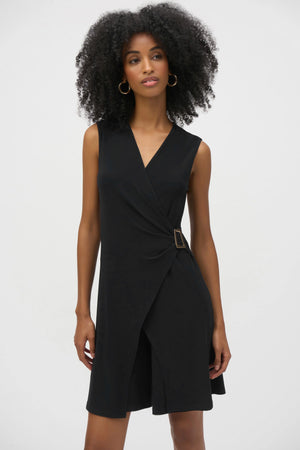 Joseph Ribkoff Silky Knit Wide-Leg Jumpsuit