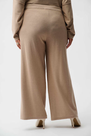 Joseph Ribkoff Sequined Sweater Knit Culotte Pants