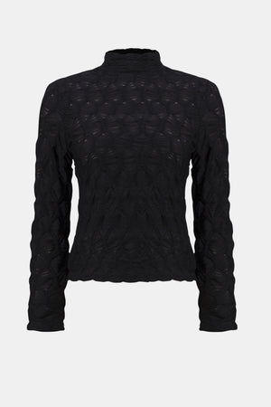 Joseph Ribkoff Textured Knit Fitted Top