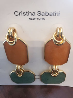 Cristina Sabatini Double Stack Knot Earring