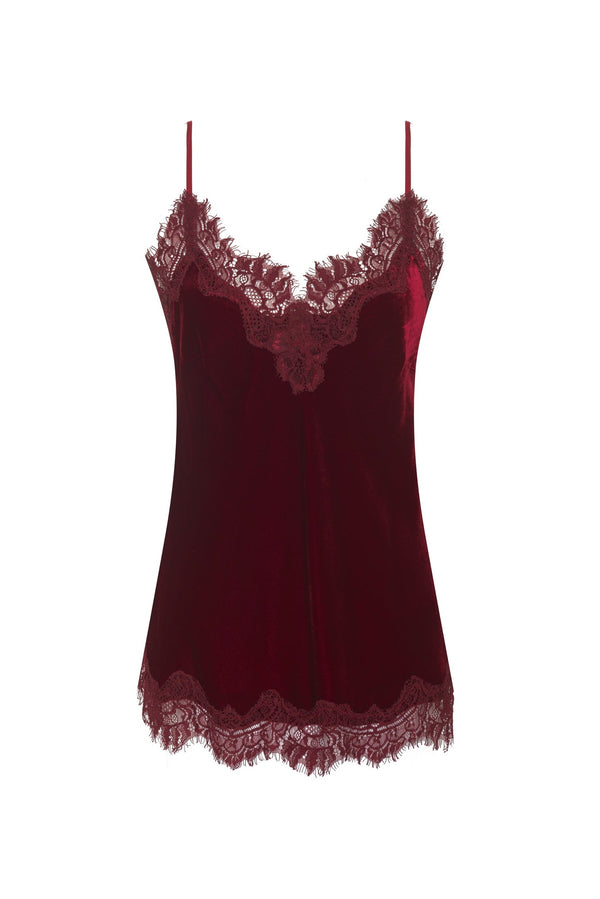 Gold & Hawk Velvet Coco Bias Cami