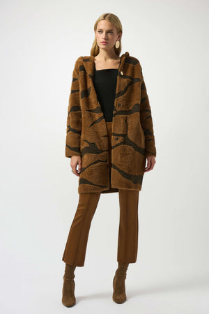 Joseph Ribkoff Scuba Suede Flared Pants