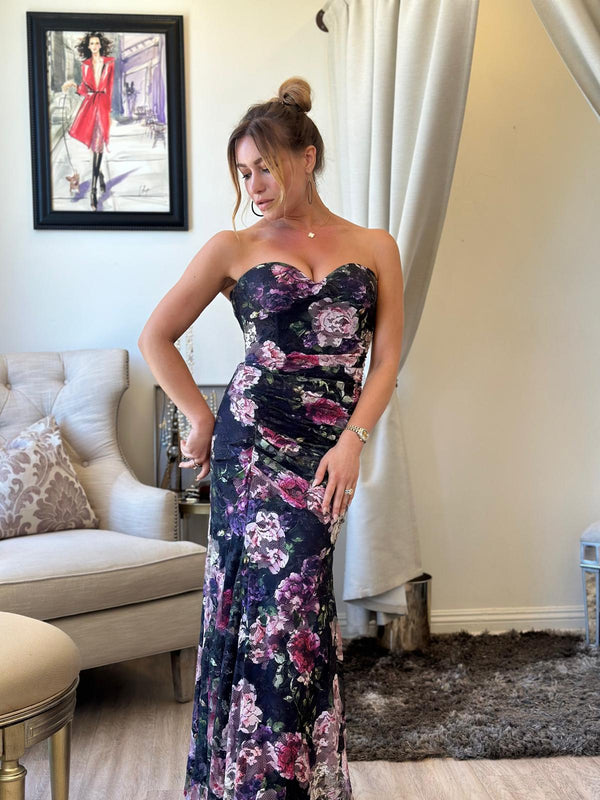 Olvis French Strapless Long Dress