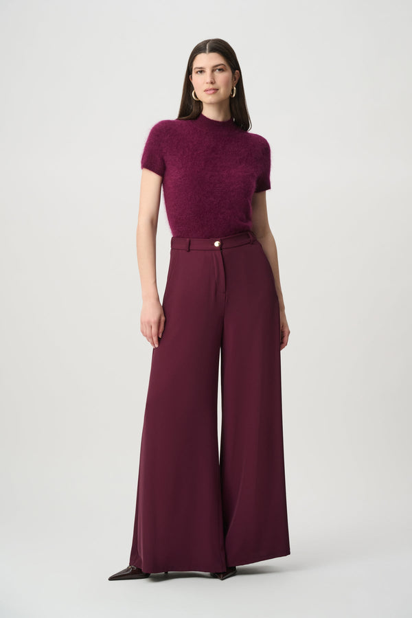 Joseph Ribkoff High Rise Wide Leg Pants