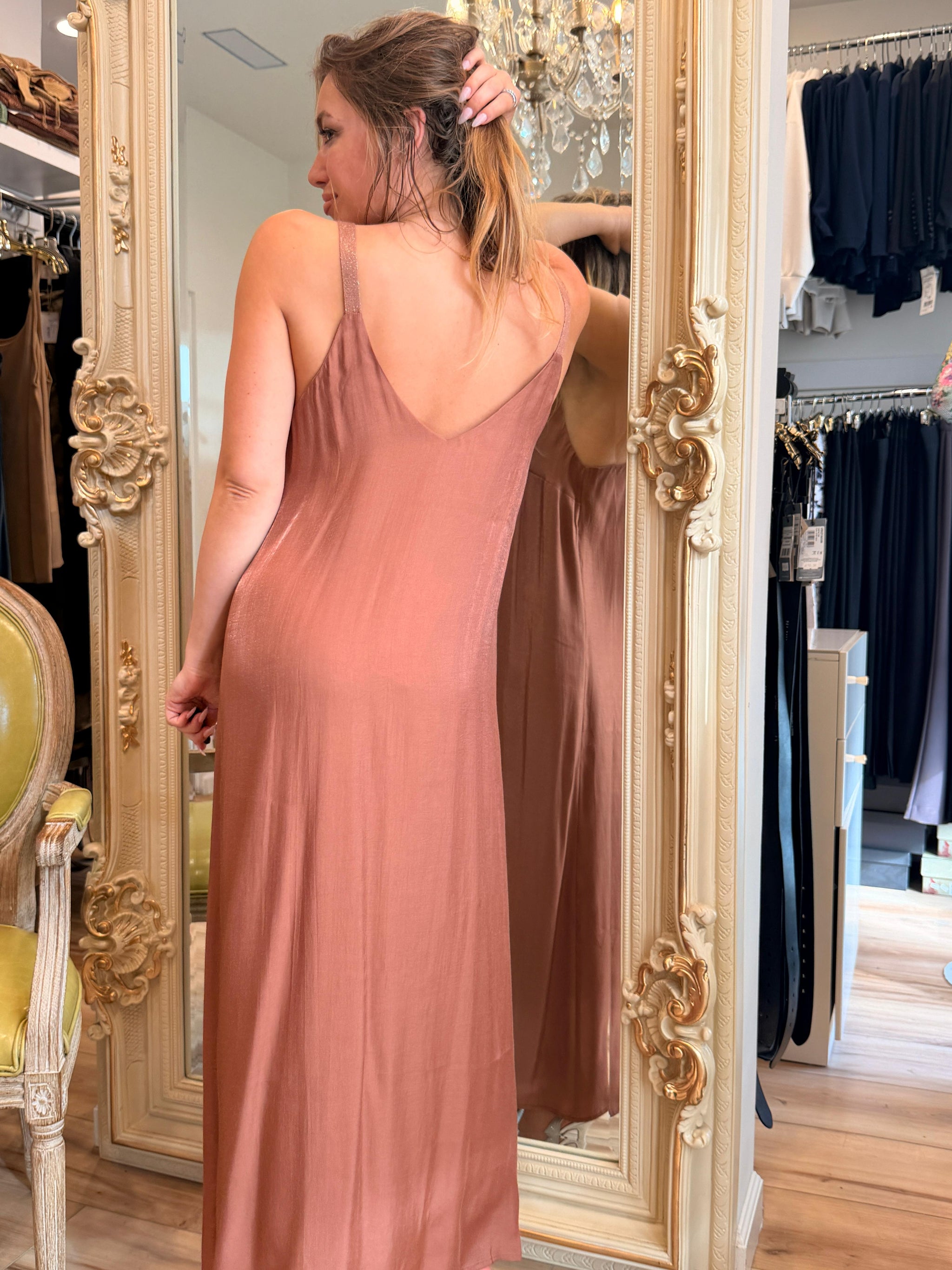 Sparkling Embellished Maxi Dress with Knitted Details | Aggel Knitwear Sparkling Embellished Maxi Dress with Knitted Details | Aggel Knitwear