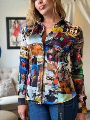 Unbreak.It SAF Silk Blouse Cowgirls