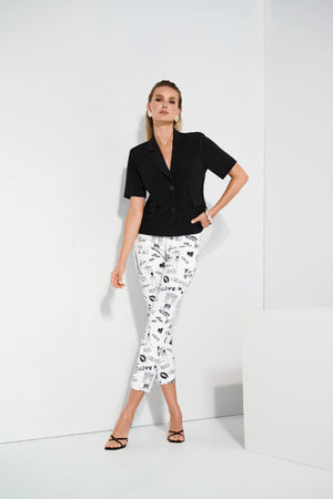 Joseph Ribkoff Millennium Print Straight Leg Pants