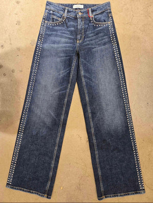 Cambio At Fashionlink Aimee Dark Cross Authentic Denim Jeans
