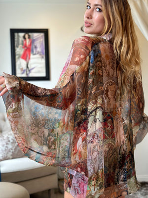 Unbreak.It Gina Blouse Art Nouveau