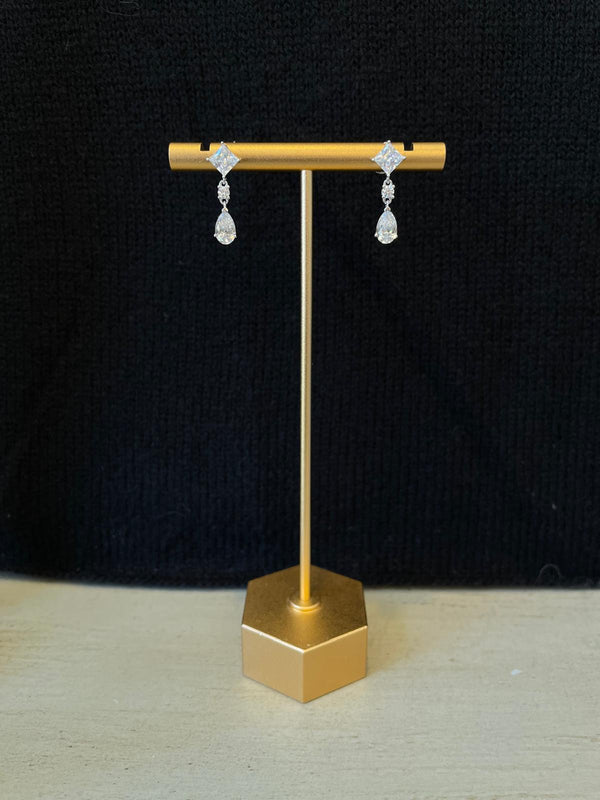 Joan Sabran Pendals Crystal Earrings