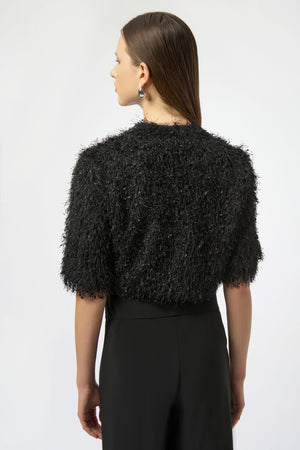 Joseph Ribkoff Novelty Fringe-Straight Cover-Up
