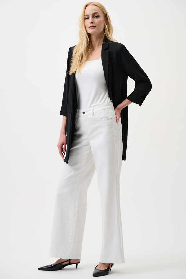 Joseph Ribkoff Goldie | Classic Wide-Leg Stretch Jeans