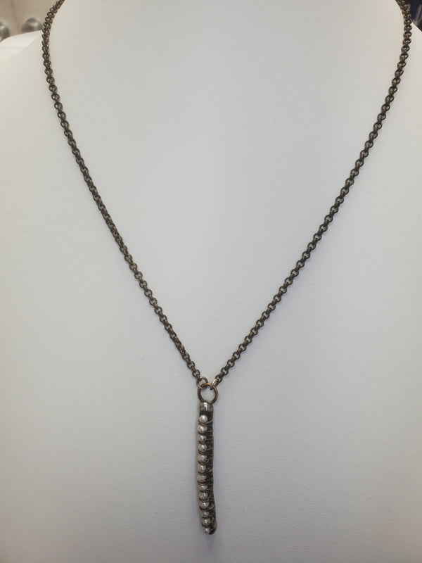 Mikal Winn Seed Pearls Stick Necklace