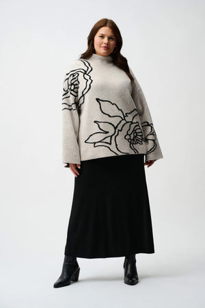 Joseph Ribkoff Silky Knit Pull-On Maxi Skirt