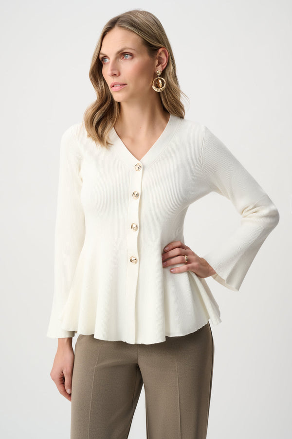 Joseph Ribkoff Peplum Cardigan
