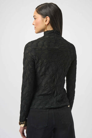Joseph Ribkoff Textured Knit Fitted Top