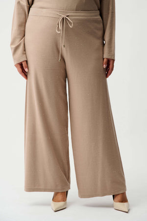 Joseph Ribkoff Sequined Sweater Knit Culotte Pants