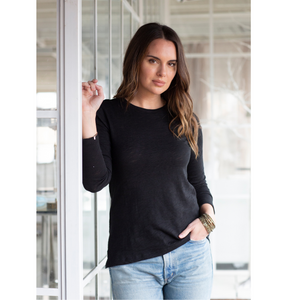 Erin Gray Long Sleeve Crew Neck Top