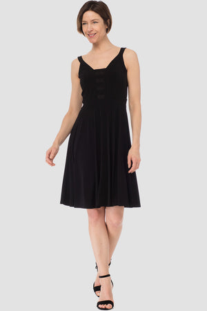 Joseph Ribkoff Black Dress Sleeveless