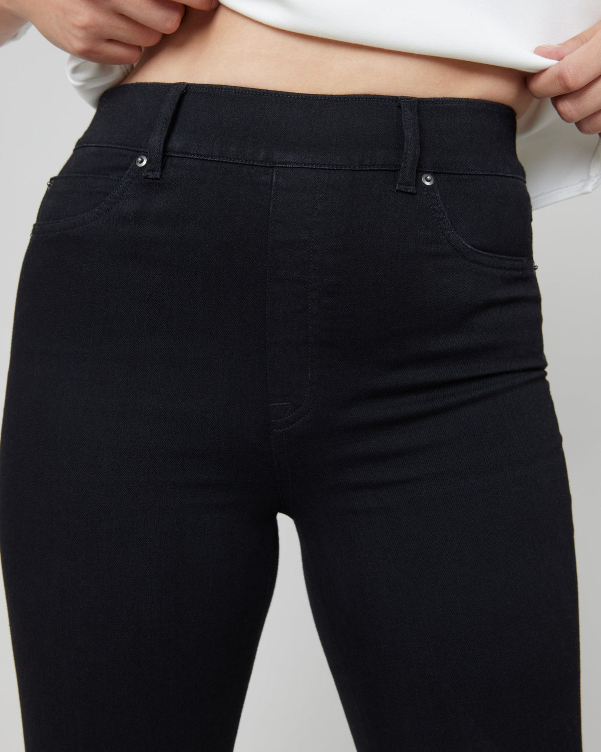 SPANX Denim Everywhere Flare Jean 2.0  - Black