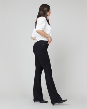 Spanx Flare Jeans, Clean Black