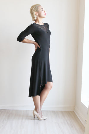 Joseph Ribkoff Asymetric 3/4 Sleeve Dress